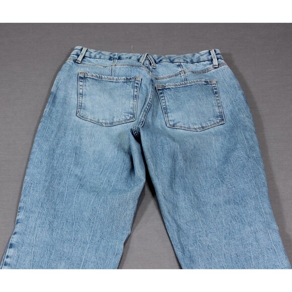 Good American Good 90'S Straight Leg Jeans High Rise Stretch Tag Sz 6/28 (31X32) - Picture 3 of 10